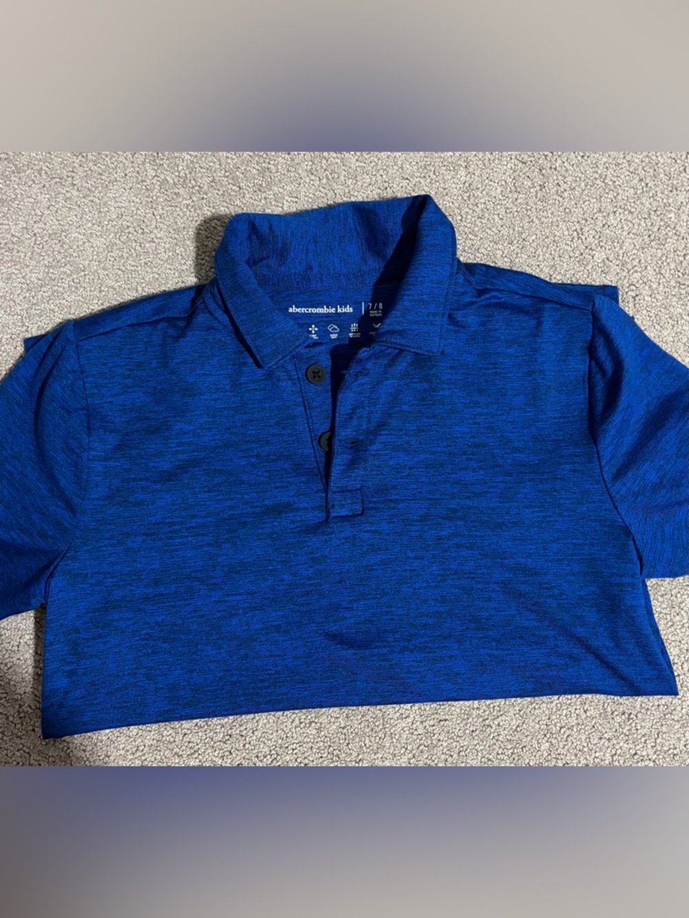 Abercrombie kids Blue drift polo.